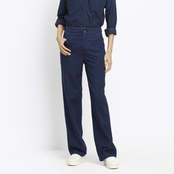 NWT Vince Rinsed Patch Front Utility Denim Pant - 29 - Picture 1 of 9